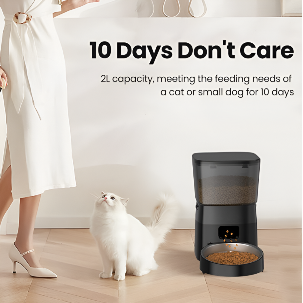 Smart Auto Pet Feeder – Hassle-Free Mealtime, Perfect Portions Every Time