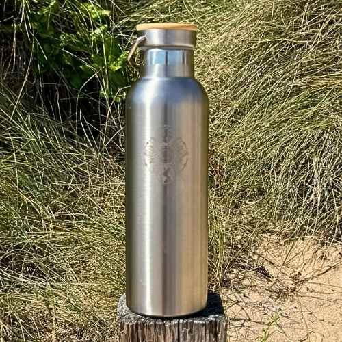 Pure Stainless Steel Double Wall Insulated Water Bottle-2