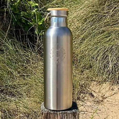 Pure Stainless Steel Double Wall Insulated Water Bottle-2